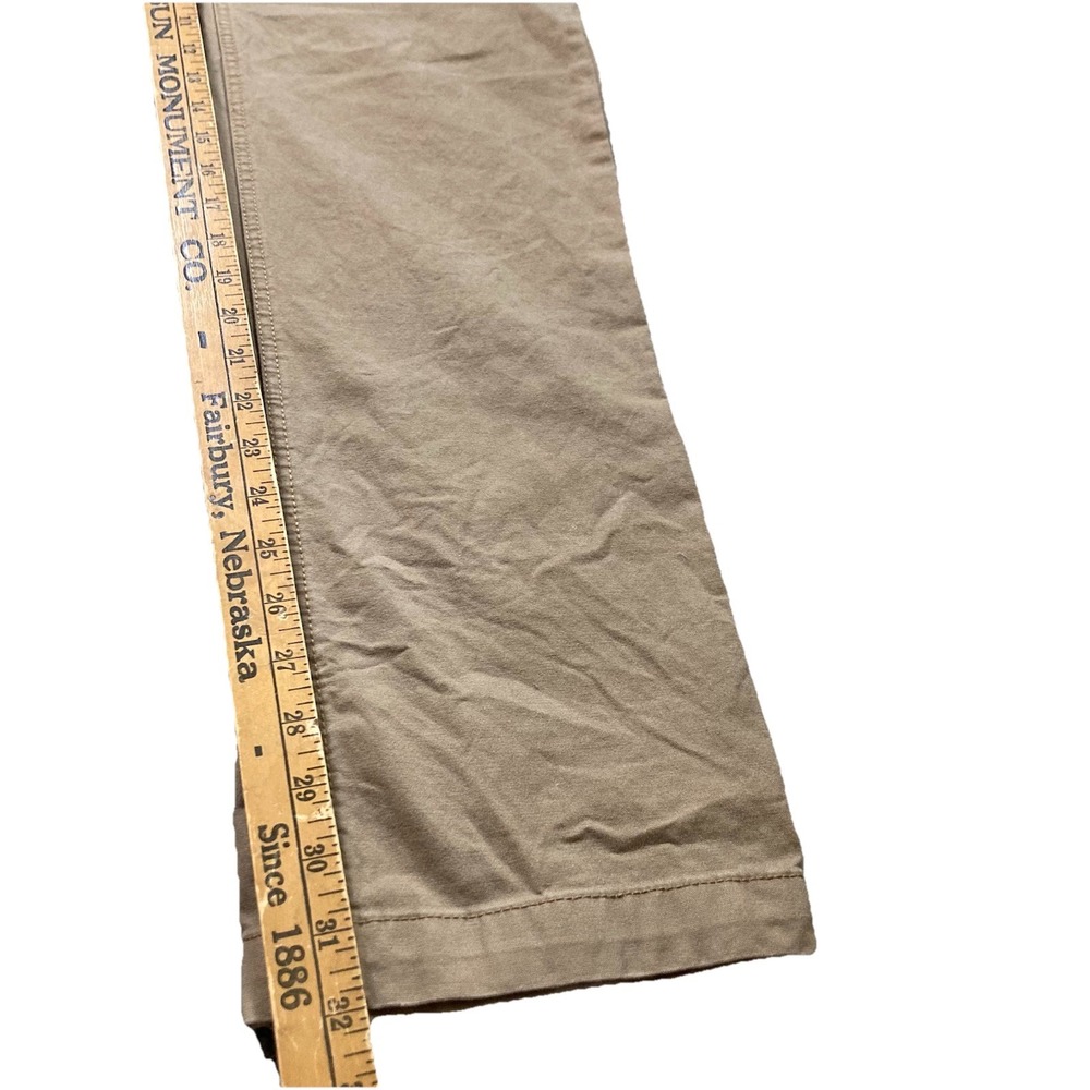 Prana Slim Fit Pants Mens 33 Brown Organic Cotton Blend Stretch 5-Pocket - Picture 7 of 10